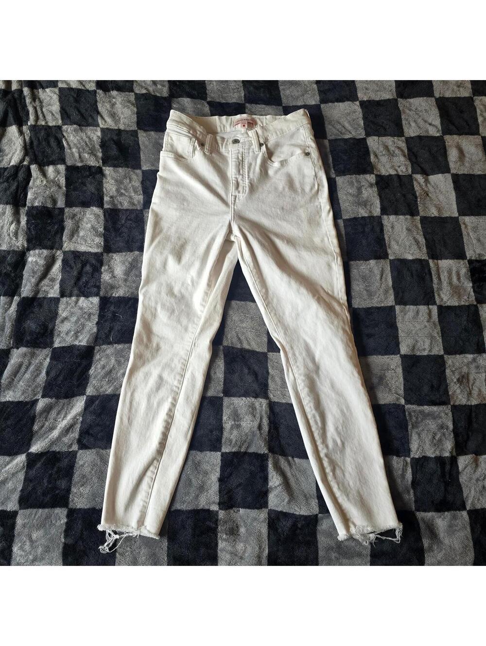 Lucky Brand High Rise Skinny White Jeans 6/28 Women